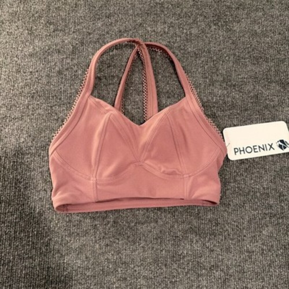 Phoenix Activewear & Intimates Bergen Lace Trip Bra Women’s Pink XS A-C #179